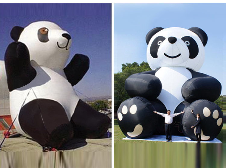 石家庄熊猫活动卡通气模